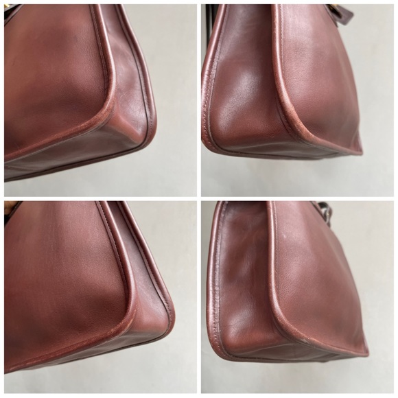 COACH Vintage Mahogany Weston Shopper Bag, Coach 9021, Coach Leather Tote Bag - Picture 6 of 12